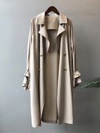 Chāme | Classic Long Waterproof Trench Coat Beige