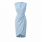 Mechi | Women’s Elegant and Classy Dress – Chic Architectural Midi & Refined Slimming Silhouette