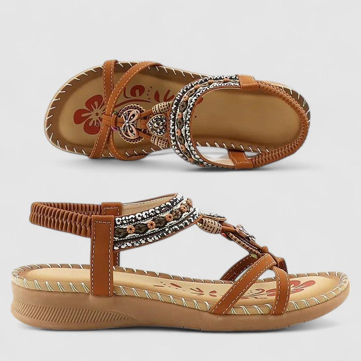 Katrijn | Stylish Women's Boho Sandals Bali Beige