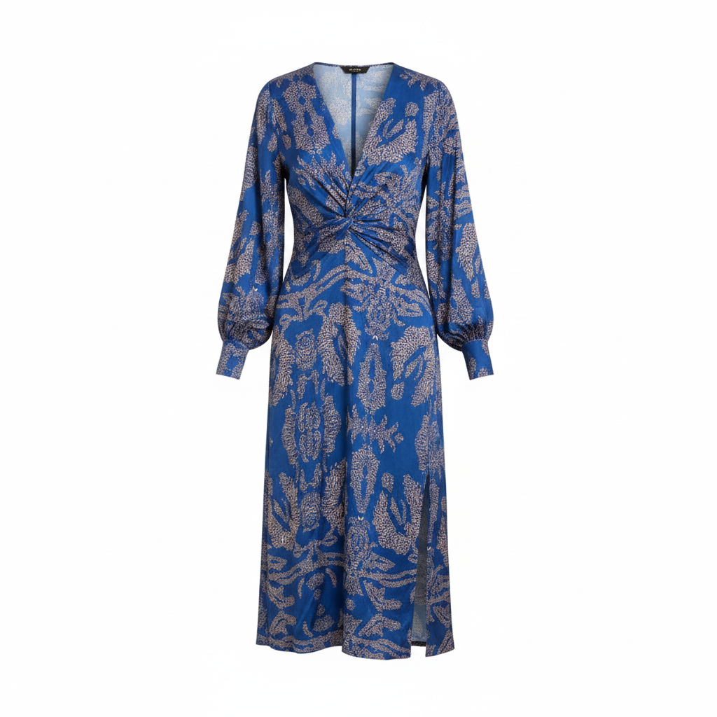 Aura | Women’s Elegant Dress – Sculptural Fluid Silhouette & Refined Architectural Draping