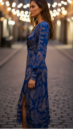 Aura | Women’s Elegant Dress – Sculptural Fluid Silhouette & Refined Architectural Draping