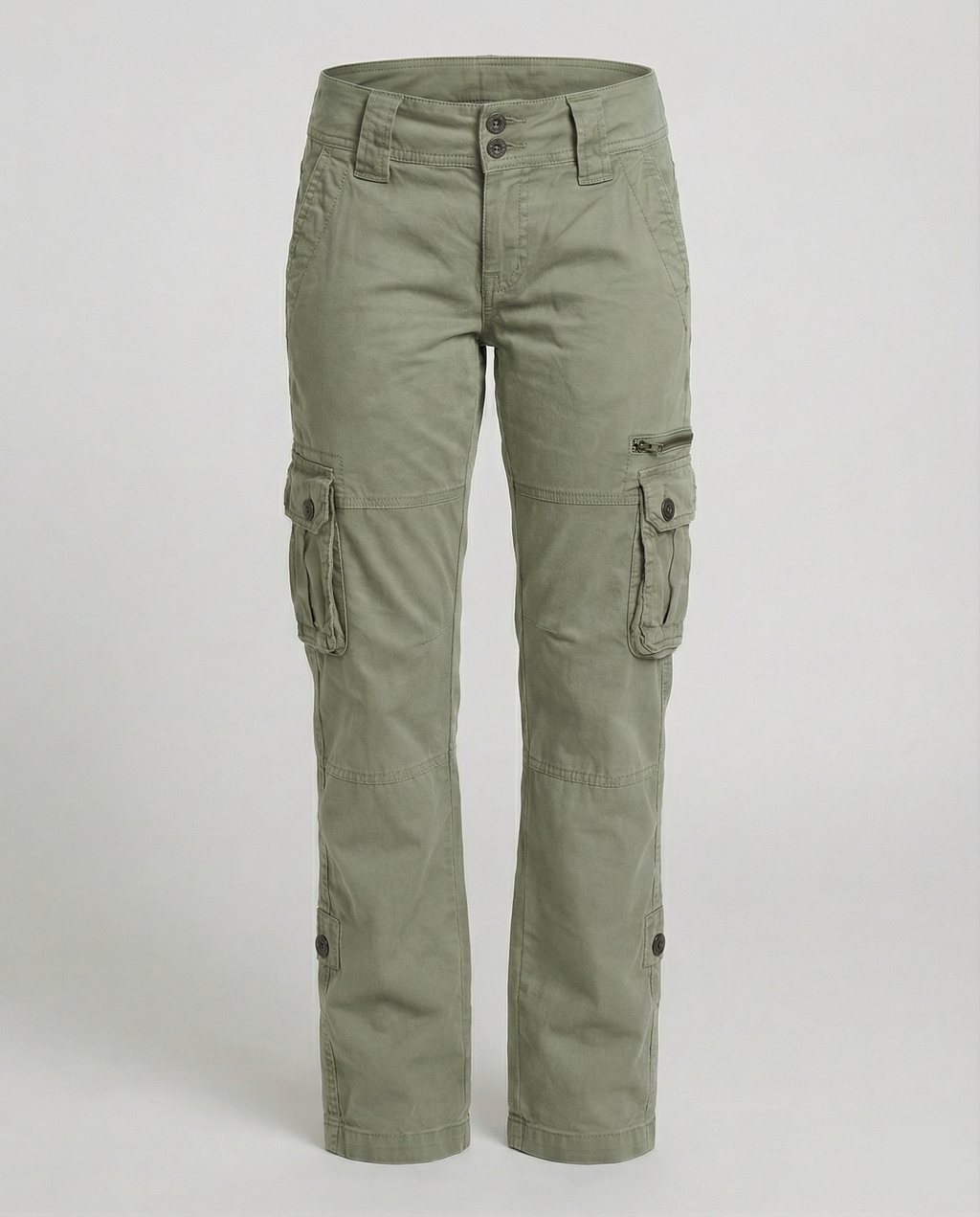Isana | Lightweight and durable urban utility cargo pants Green