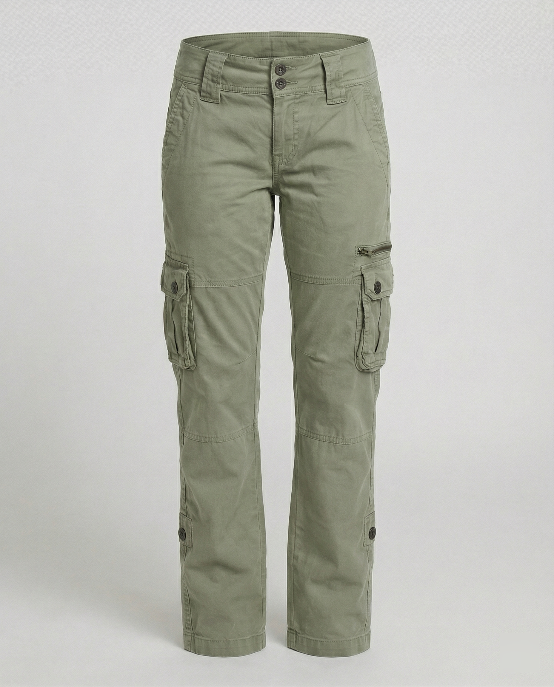 Isana | Lightweight and durable urban utility cargo pants Green