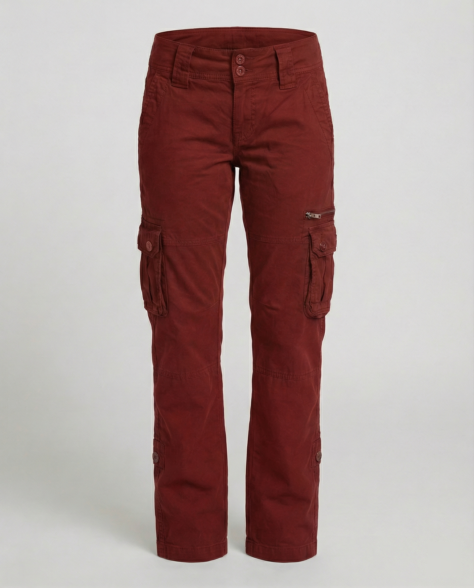 Isana | Lightweight and durable urban utility cargo pants Bordeaux