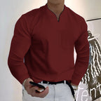 Admire | Comfortable Refined Shirt Burgundy red