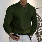 Admire | Comfortable Refined Shirt Army green