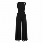 Women’s Trendy Tailored Jumpsuit – Sculptural Cinched Waist, Fluid Drape & Metropolitan High-Status Chic