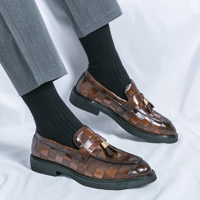 Lovenzo | Men's Genuine Leather Loafers – Luxury Classic Slip-On Loafer & Tailored Comfort