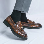 Lovenzo | Men's Genuine Leather Loafers – Luxury Classic Slip-On Loafer & Tailored Comfort
