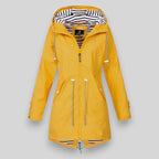 Luna | Women's Jacket | Waist Adjustable Drawstrings Yellow