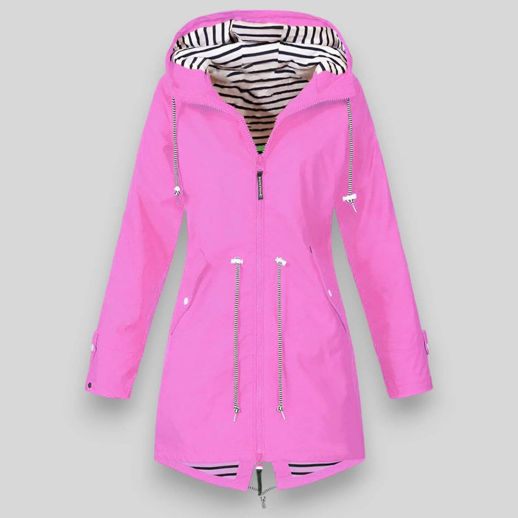 Luna | Women's Jacket | Waist Adjustable Drawstrings Pink