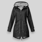 Luna | Women's Jacket | Waist Adjustable Drawstrings Black