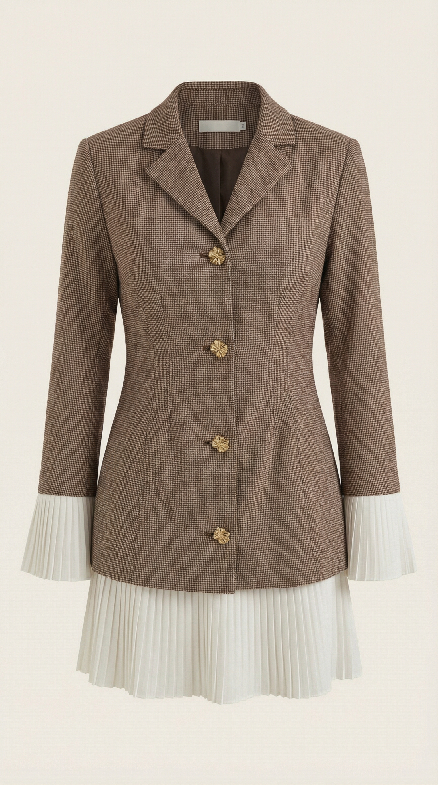 Women's Blazer Dress Long Sleeve Double Breasted Mini