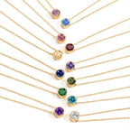 Lyra | Birthstone Necklace – Luxury Designer Pendant Jewelry & Tailored Minimalist Aesthetic Neckpiece