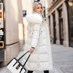 Flōre | Long Winter Coat for Women with Fitted Cut and Long Sleeves | Ideal for the Cold Season