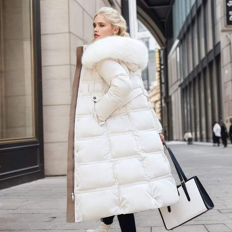 Flōre | Long Winter Coat for Women with Fitted Cut and Long Sleeves | Ideal for the Cold Season