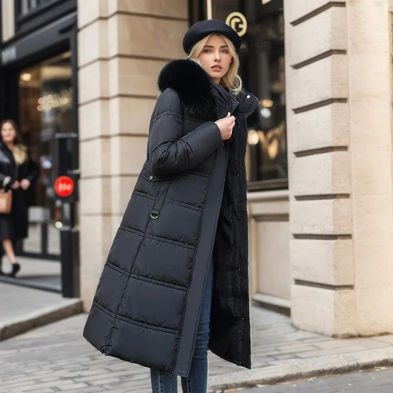Flōre | Long Winter Coat for Women with Fitted Cut and Long Sleeves | Ideal for the Cold Season