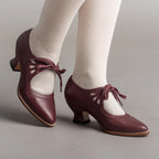 Flora | Women's Elegant Heels – Timeless Design & Superior Comfort Fit red