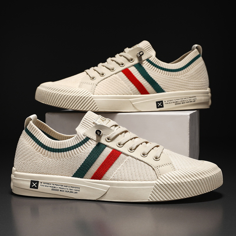 Calico | Men’s Knit Lace-Up Sneakers