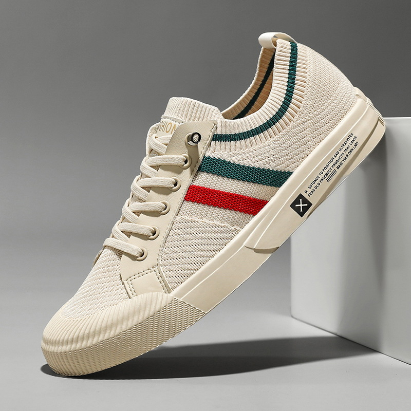 Calico | Men’s Knit Lace-Up Sneakers
