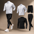 Dôre | Soft 4-Piece High-Performance Activewear Set White