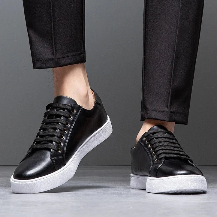 Maver | Men's Genuine Leather Sneaker – Luxury Designer Low Top & Tailored Classic Walking Shoe