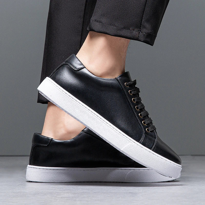 Maver | Men's Genuine Leather Sneaker – Luxury Designer Low Top & Tailored Classic Walking Shoe