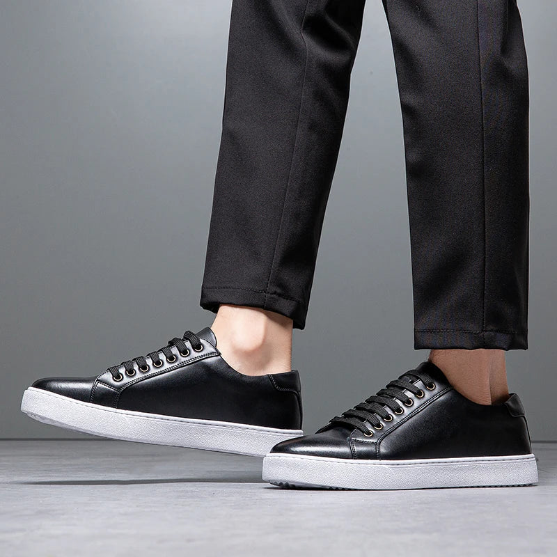 Maver | Men's Genuine Leather Sneaker – Luxury Designer Low Top & Tailored Classic Walking Shoe