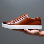 Maver | Men's Genuine Leather Sneaker – Luxury Designer Low Top & Tailored Classic Walking Shoe