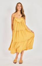 Luma | Maxi Dress for Women with relaxed fit for everyday wear and casual occasions Yellow