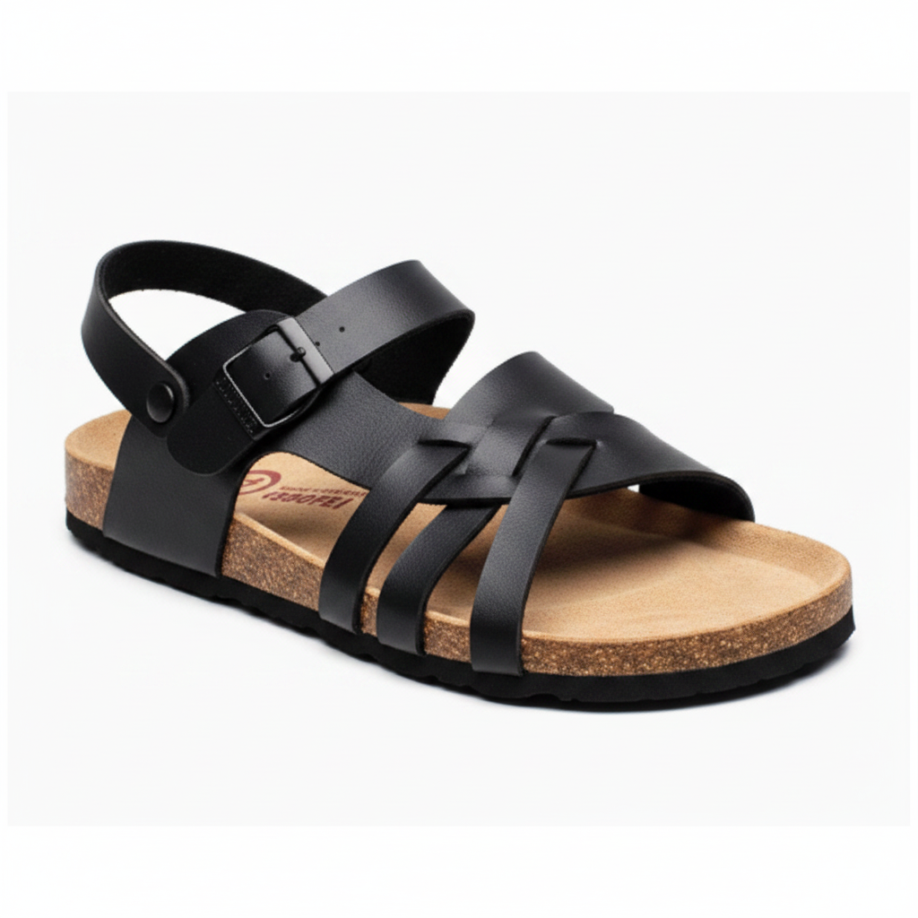 Māya | Women's Sandals – Support & Timeless Elegance Black