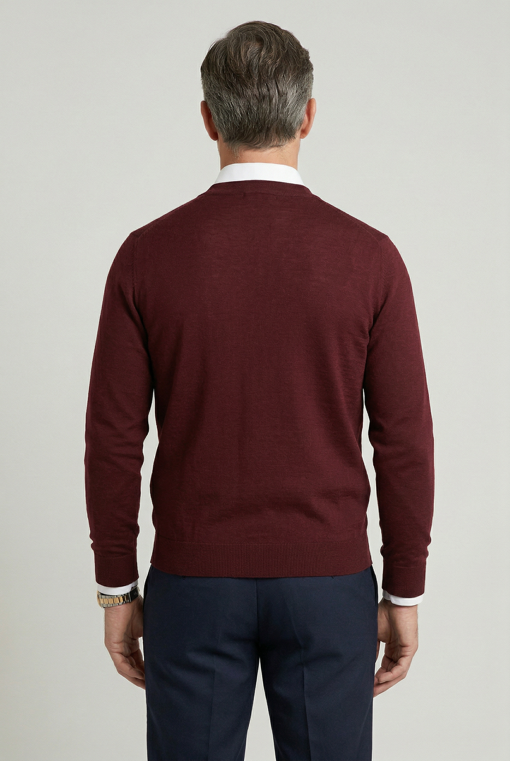Calico | Men's V-Neck Button-Front Cardigan - Classic Knit Sweater