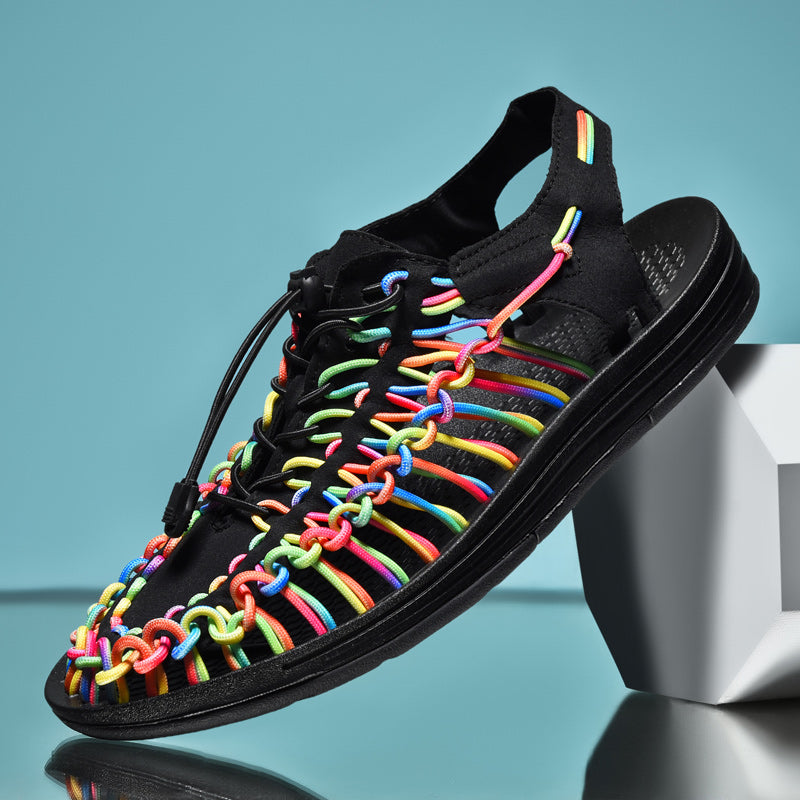 Men's Mesh Sandals – Breathable & Comfortable Fit multicolor
