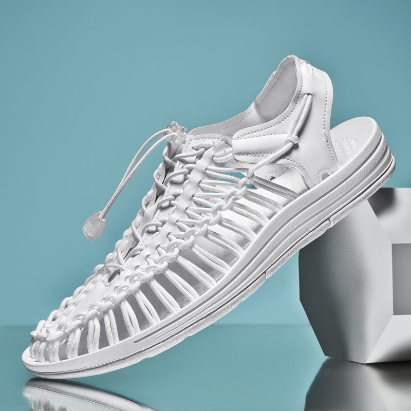 Men's Mesh Sandals – Breathable & Comfortable Fit white