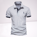 Men's Polo Shirt Classic Design High-Quality Material grey