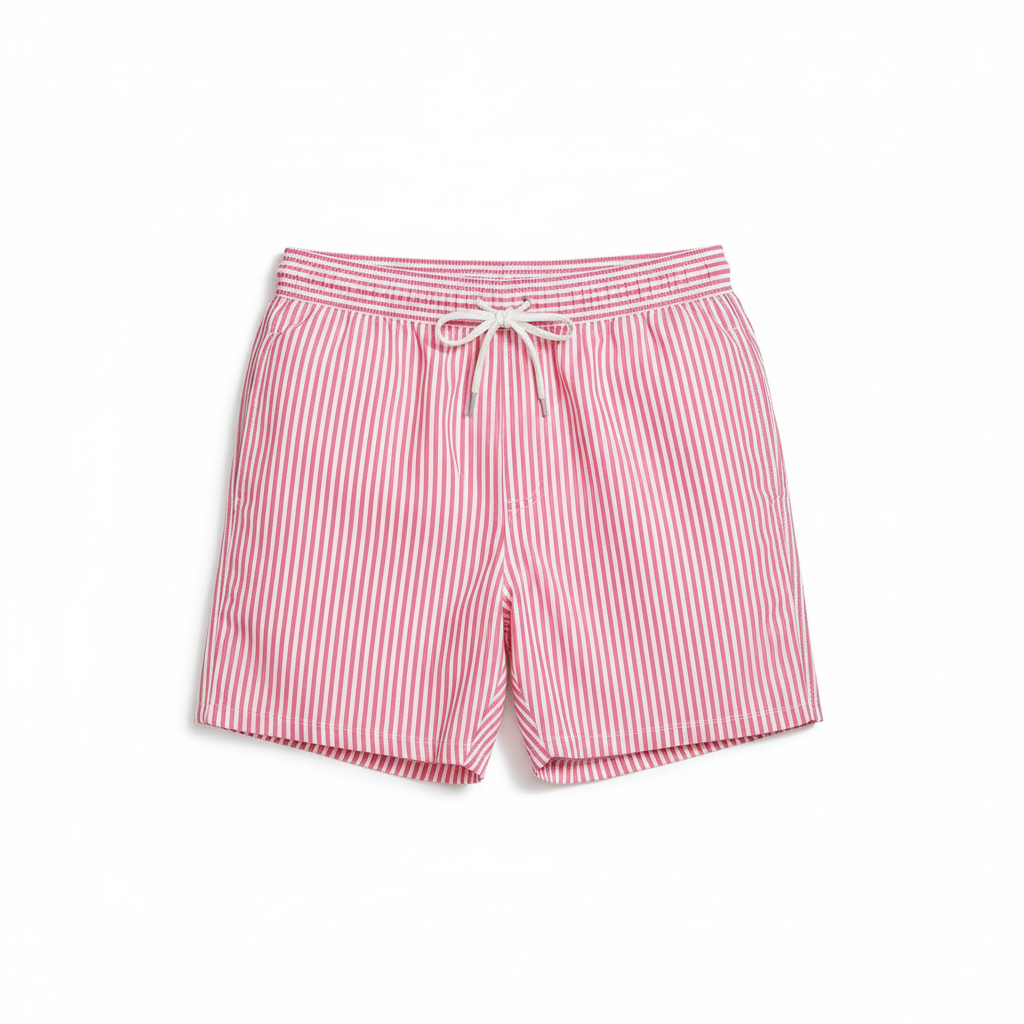 Men's Swim Shorts Casual Quick-Drying Beachwear With Elastic Waistband