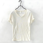 Atmos | Men’s T-Shirt with V-Neck and Short Sleeves White