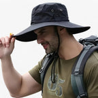 Men's/Women's Outdoor Hat – UV Protection & Water Repellent Black 58-60cm
