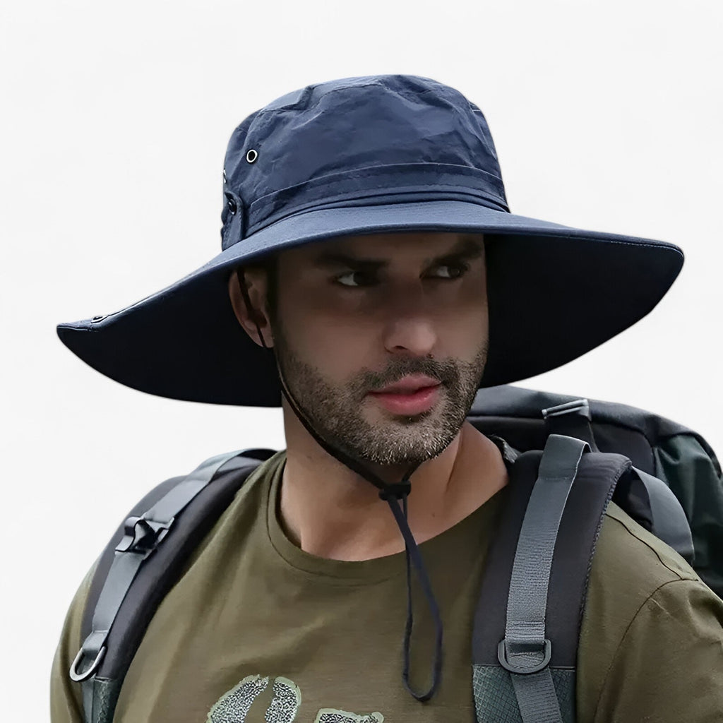Men's/Women's Outdoor Hat – UV Protection & Water Repellent Dark blue 58-60cm