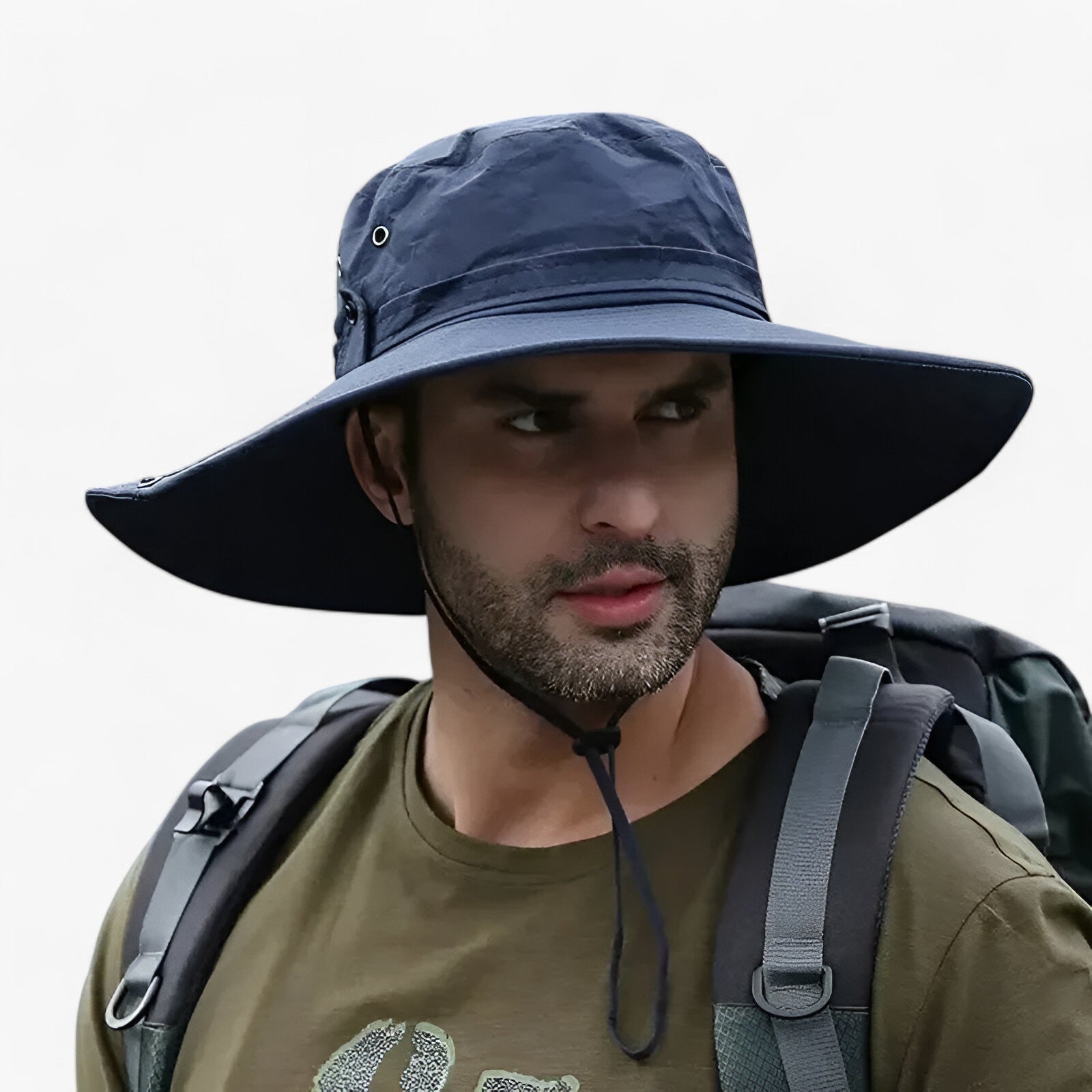 Men's/Women's Outdoor Hat – UV Protection & Water Repellent Dark blue 58-60cm