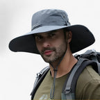 Men's/Women's Outdoor Hat – UV Protection & Water Repellent Gray 58-60cm