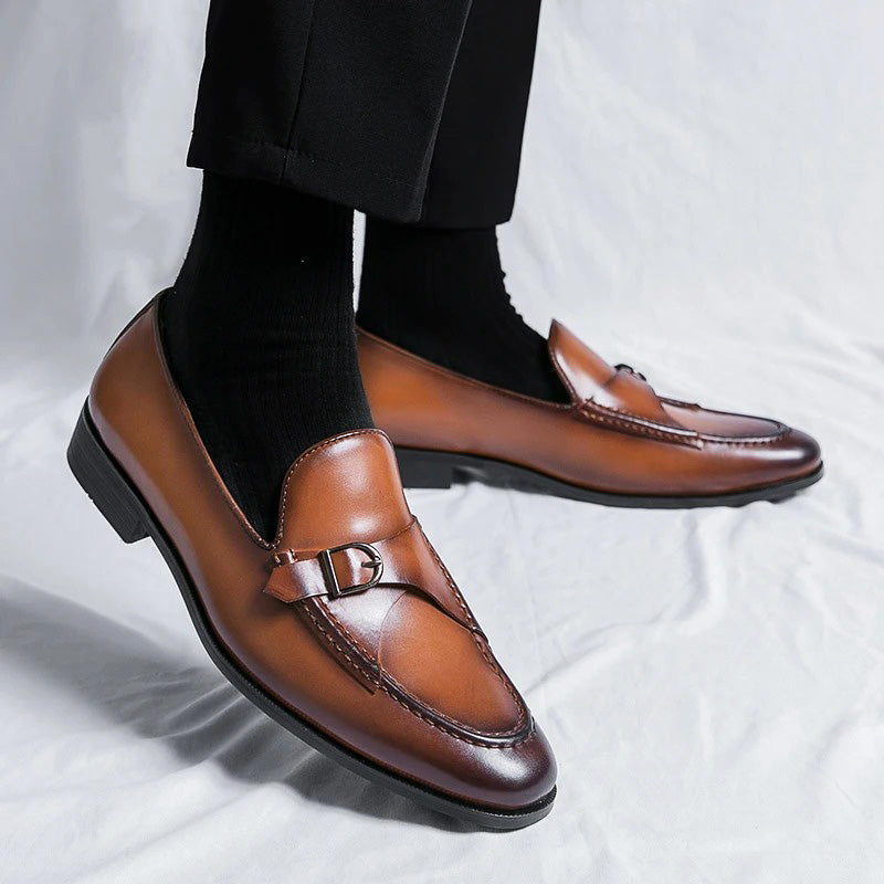 Montello | Men's Leather Loafers – Luxury Classic Penny Loafer & Tailored Comfort
