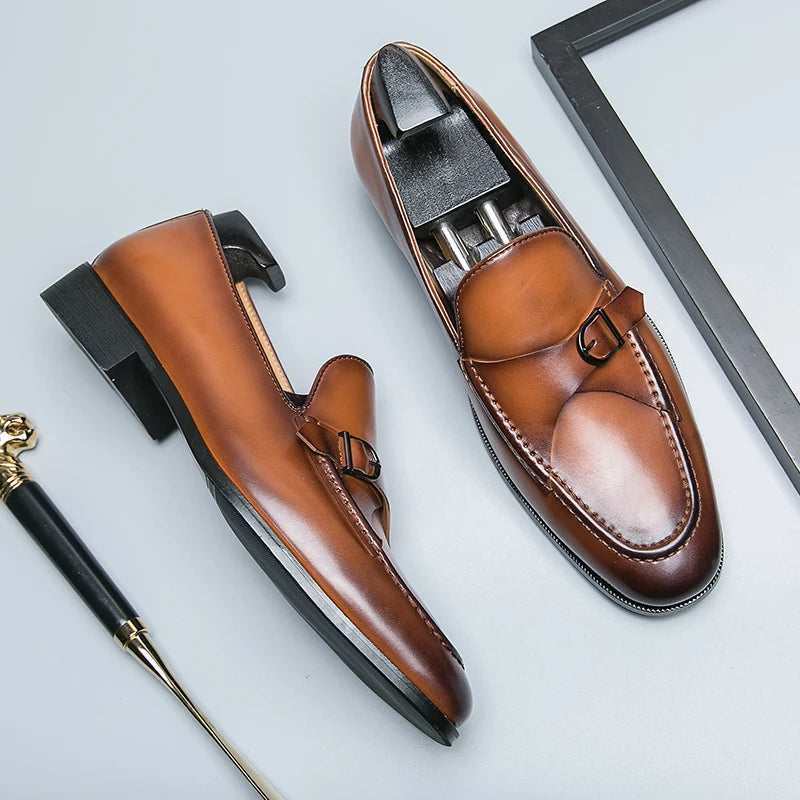 Montello | Men's Leather Loafers – Luxury Classic Penny Loafer & Tailored Comfort