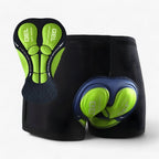 Motorcycle Shorts Padded With 5D Gel Padded Design For Comfort Green