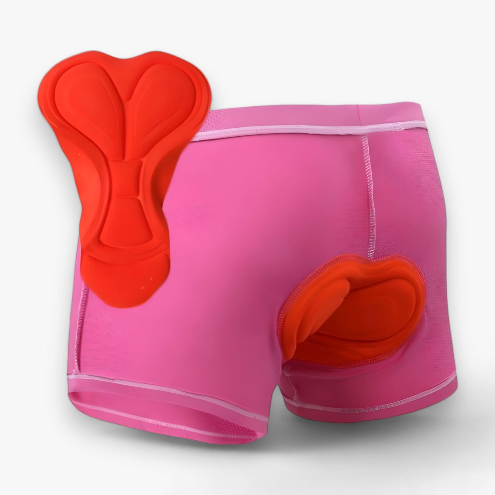 Motorcycle Shorts Padded With 5D Gel Padded Design For Comfort Pink