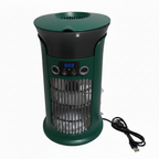 Mini Portable Air Conditioner | Quiet USB Desktop Cooling Fan & Humidifier with Night Light for Bedroom & Camping