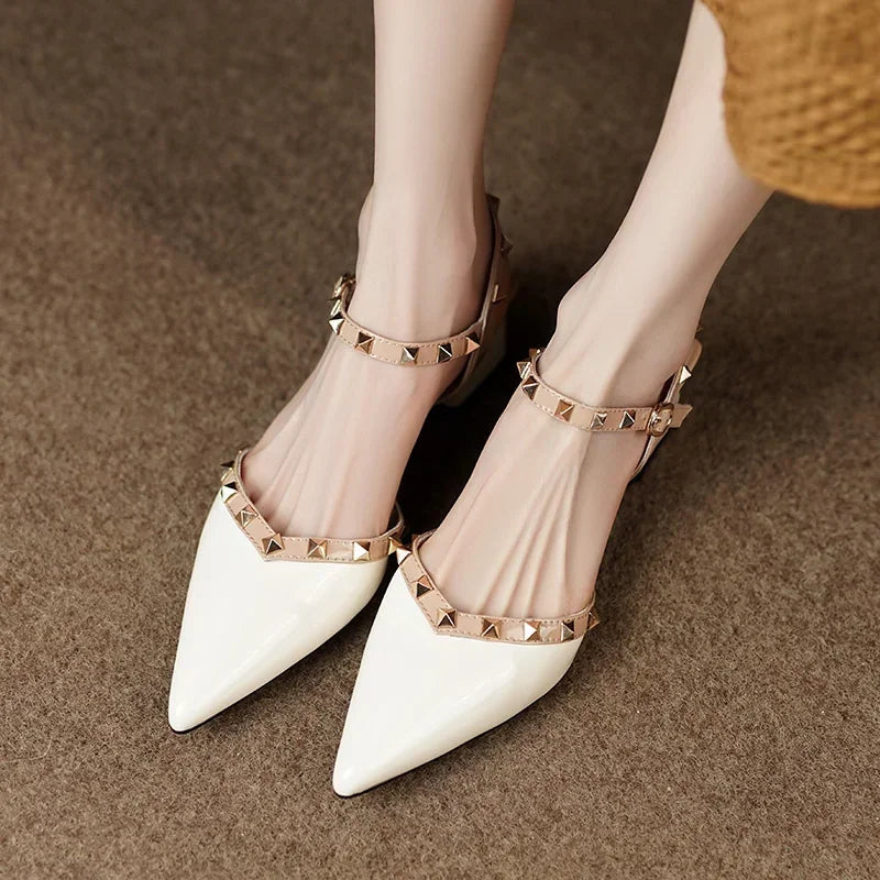 Natalia | Women’s Heels – Chic Artisan Pointed Toe & Refined Slimming Silhouette