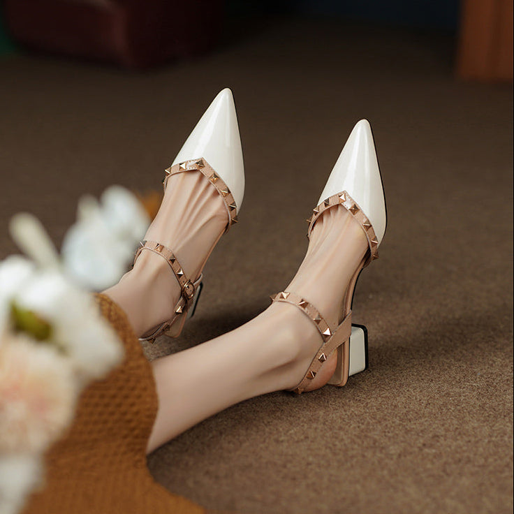 Natalia | Women’s Heels – Chic Artisan Pointed Toe & Refined Slimming Silhouette