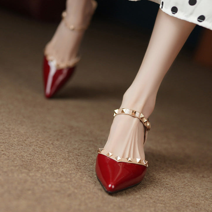 Natalia | Women’s Heels – Chic Artisan Pointed Toe & Refined Slimming Silhouette