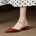 Natalia | Women’s Heels – Chic Artisan Pointed Toe & Refined Slimming Silhouette